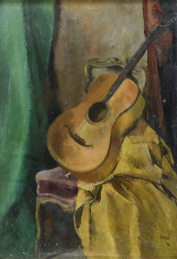 DIPINTO CHITARRA DI LUIGI SURDI, 1944