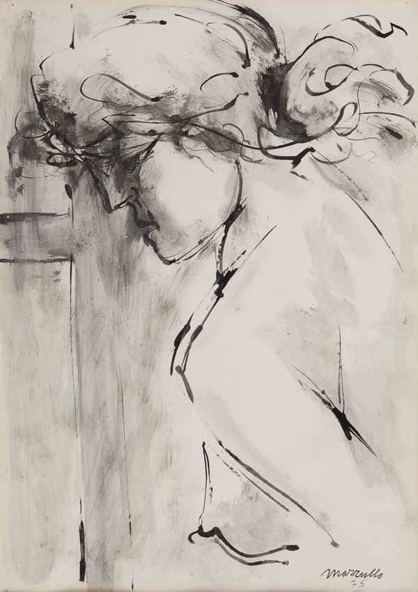 CHINA PROFILO DI DONNA DI GIUSEPPE MAZZULLO, 1975