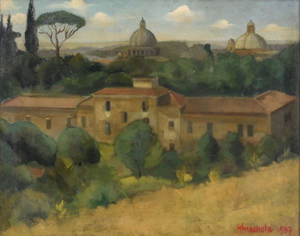 DIPINTO DI JOSEPH FRANZ STRACHOTA, 1937