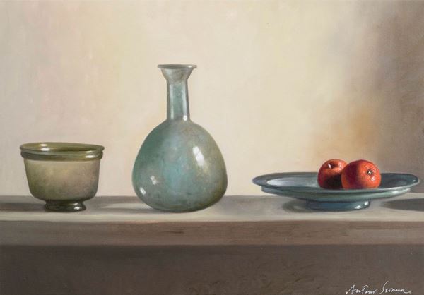DIPINTO NATURA MORTA DI ANTONIO SCIACCA, 2016