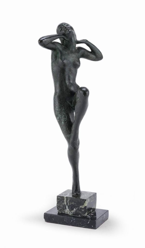 SCULTURA IN BRONZO DANZATRICE DECÒ