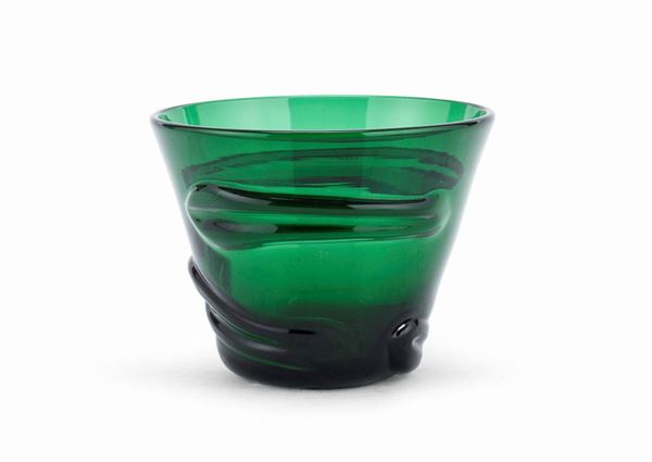 VASO IN VETRO, MURANO ANNI '70
