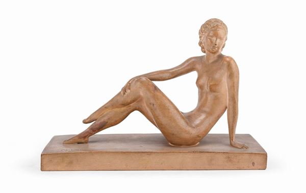 TERRACOTTA RAGAZZA DI UGO CIPRIANI