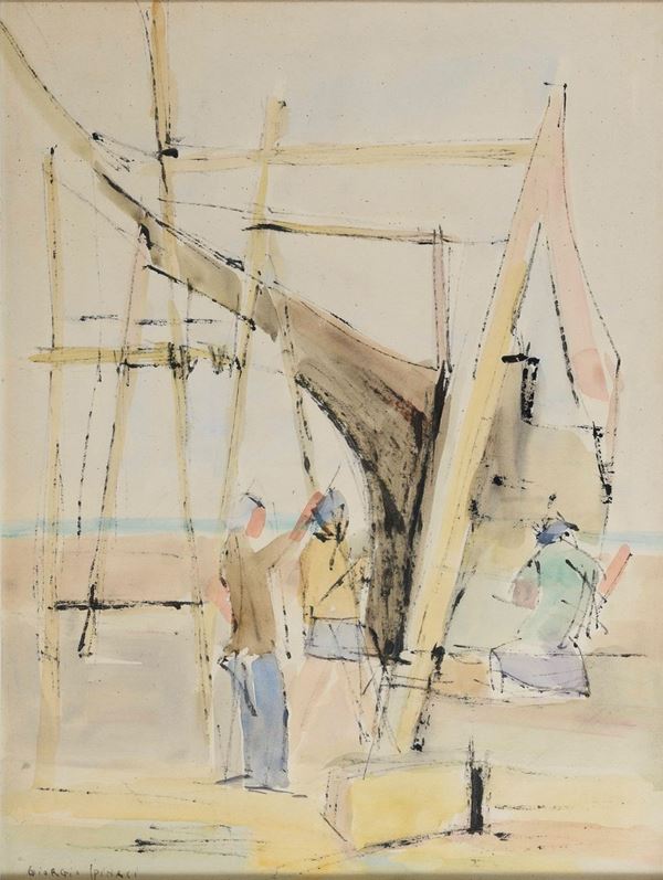 TECNICA MISTA DI GIORGIO SPINACI, 1973
