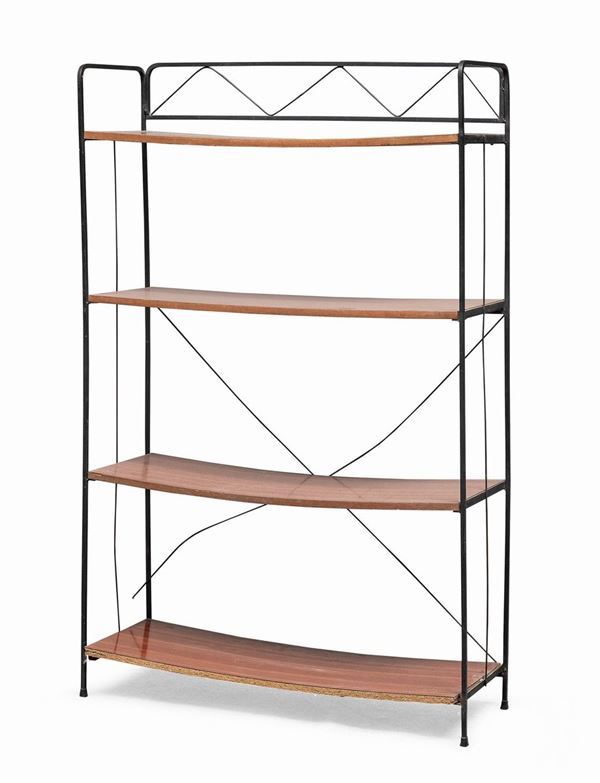 ETAGERE IN METALLO LACCATO, MIM ANNI '70