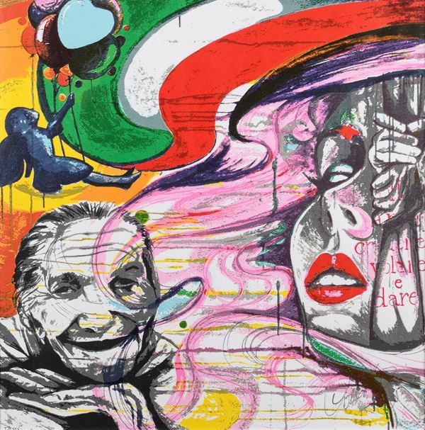 SERIGRAFIA A COLORI DI CARLITO T