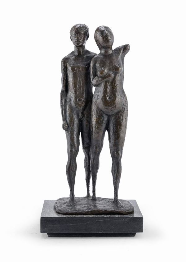 BRONZO ADAMO ED EVA DIVENANZIO BACCILIERI