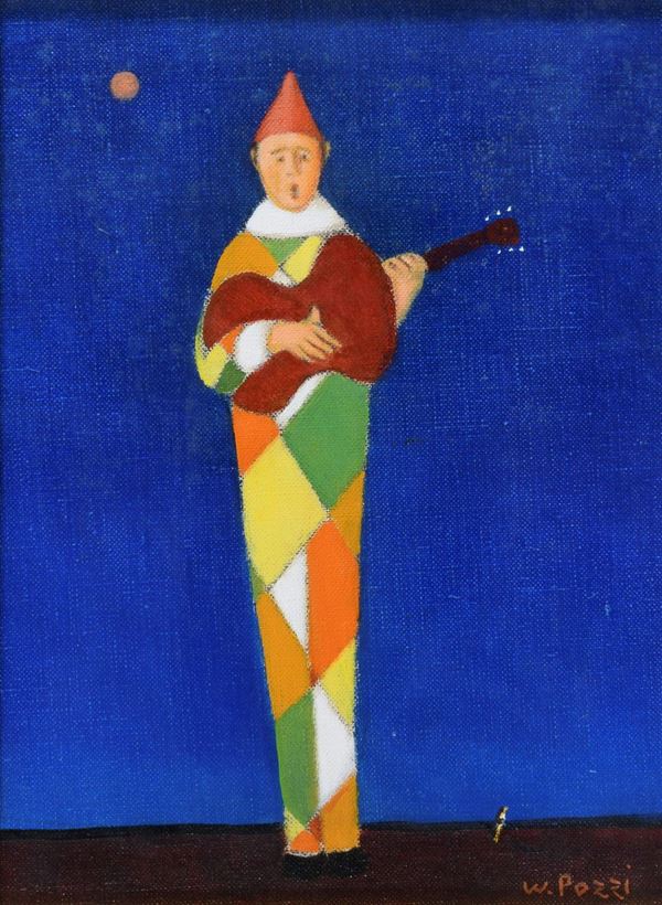 DIPINTO SERENATA DI WALTER POZZI