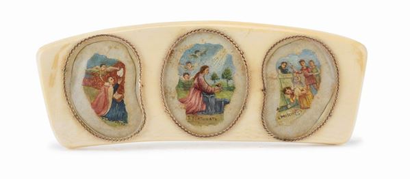 TRITTICO DI MINIATURE