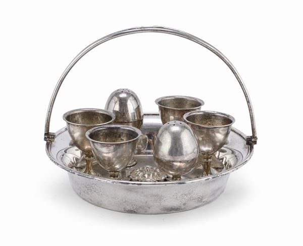 PORTA UOVA IN SILVERPLATED