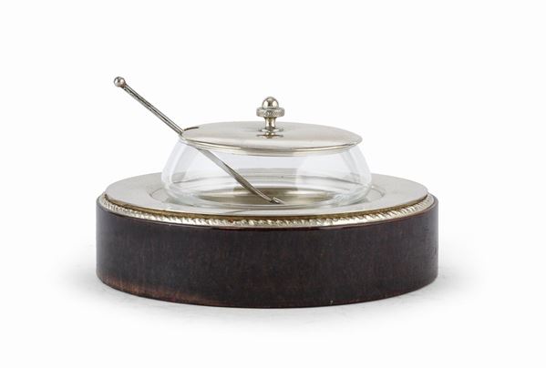 SVUOTATASCHE IN LEGNO E SILVERPLATE