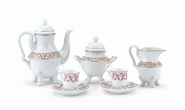SERVIZIETTO MIGNON DA TÈ IN PORCELLANA