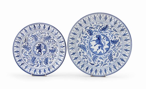 DUE PIATTI IN CERAMICA, BARBETTI CHIANCIANO