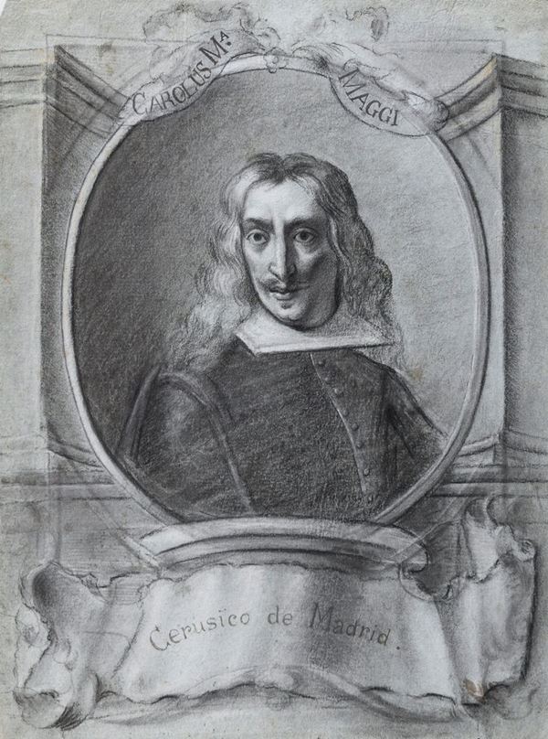 CINQUE CARBONCINI RITRATTI DI MEDICI E SCIENZIATI