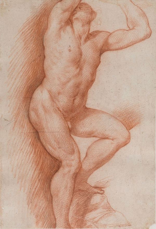 SANGUIGNA NUDO DELL'AMBITO DEL CAVALIER D'ARPINO