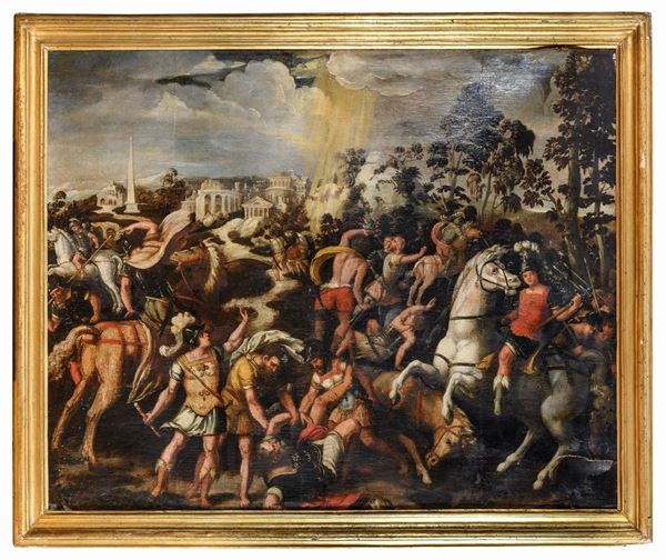 LA FOLGORAZIONE DI SAN PAOLO DELLA BOTTEGA DI TADDEO ZUCCARI