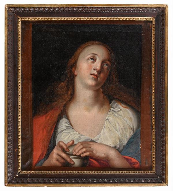 DIPINTO MADDALENA DI PITTORE ROMANO DEL SETTECENTO