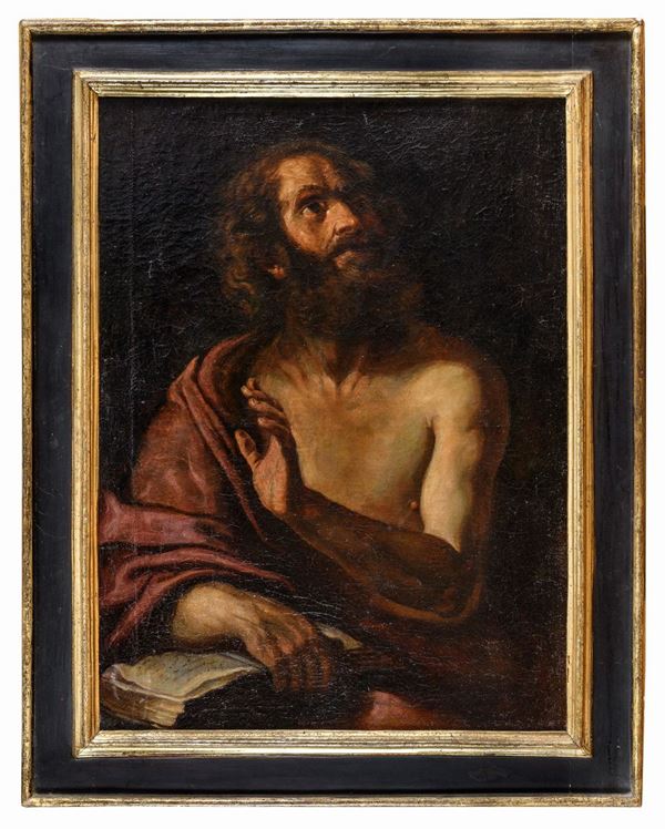 DIPINTO SAN MATTEO DI SEGUACE DEL GUERCINO