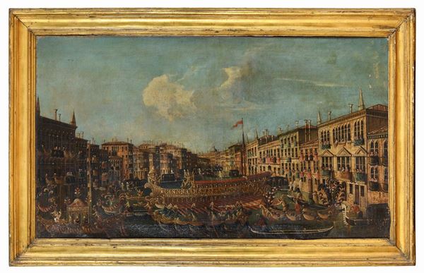 DIPINTO IL BUCINTORO DI PITTORE VENEZIANO DEL SETTECENTO