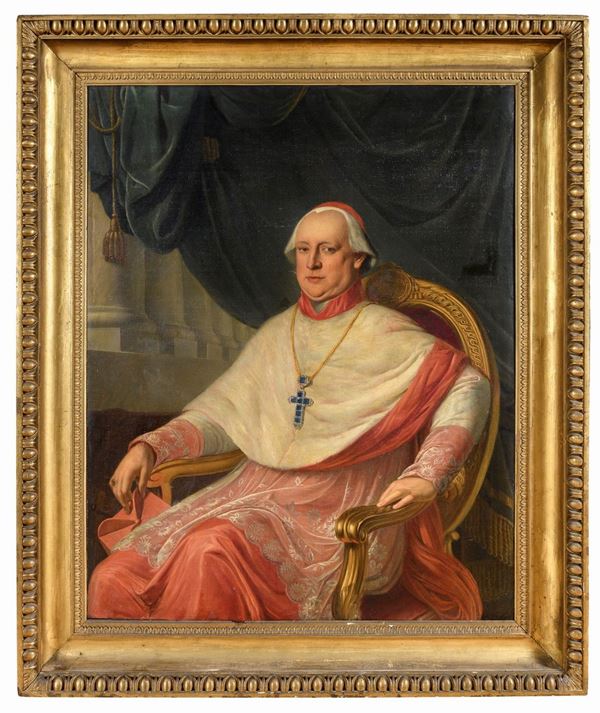 RITRATTO DI CARDINALE DI PITTORE FRANCESE DI FINE SETTECENTO