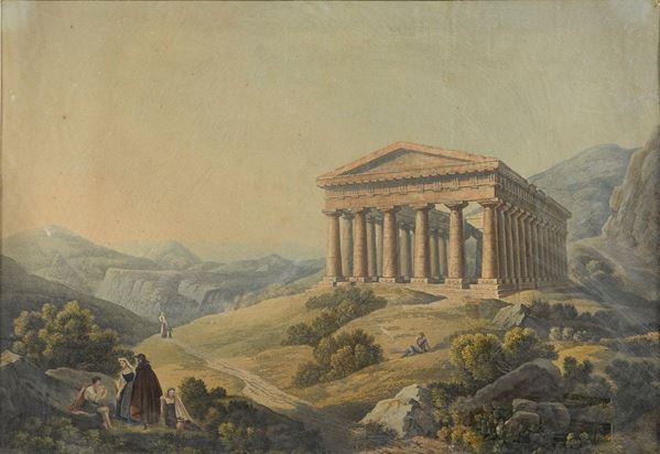 INCISIONE IL TEMPIO DI SELINUNTE