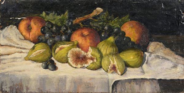 DIPINTO FRUTTA AUTUNNALE INIZIO NOVECENTO
