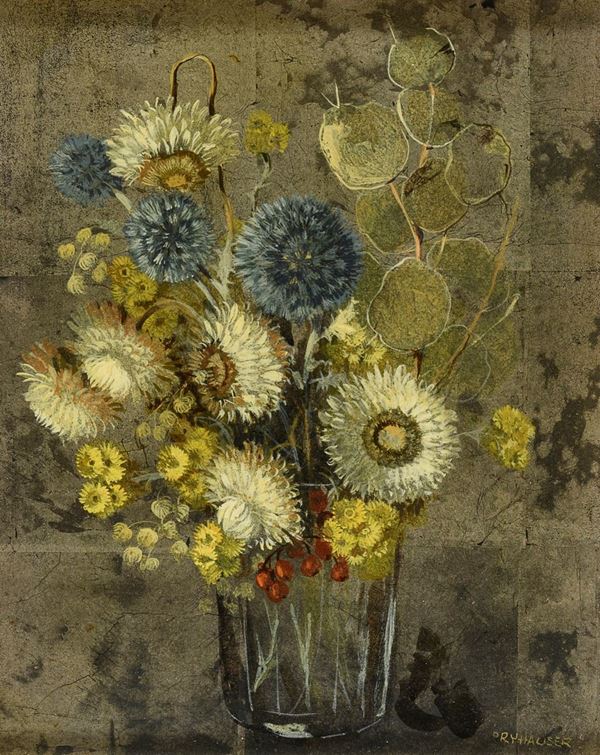 DIPINTO FIORI DI RENÉE YOLANDE HAUSER