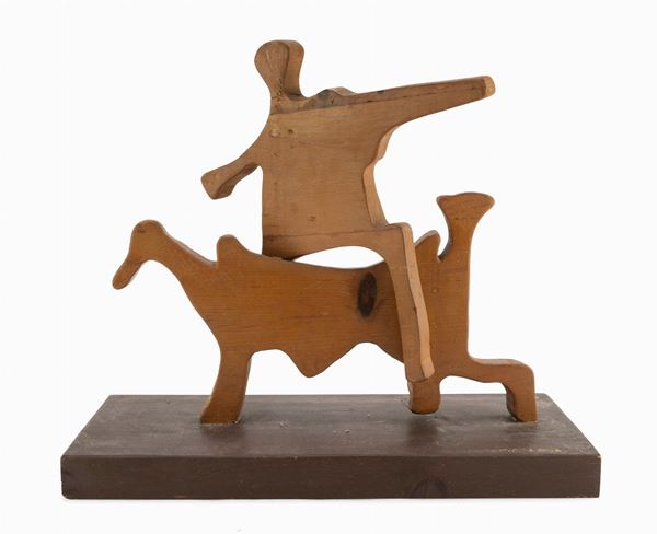 SCULTURA IN LEGNO GINO MASCIARELLI