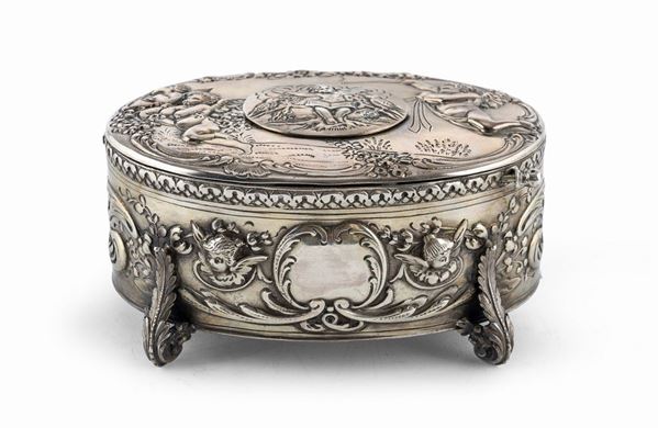 COFANETTO MUSICALE CON AUTOMA IN ARGENTO, GERMANIA