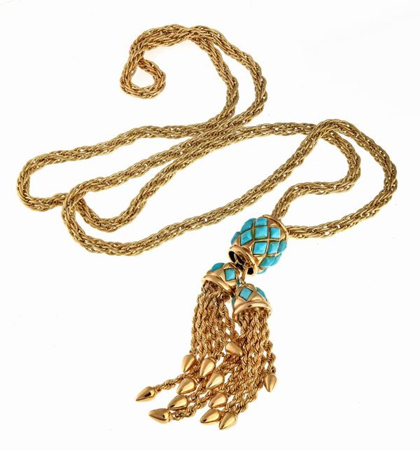COLLANA SALISCENDI CON TURCHESI