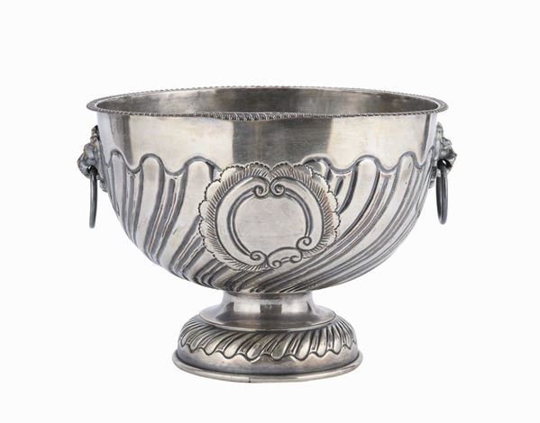 CACHEPOT IN ARGENTO, F.TO COOPER INGHILTERRA