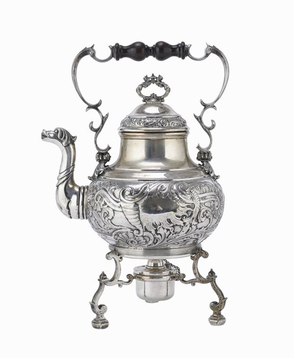 SAMOVAR IN ARGENTO, MILANO INIZIO XX SECOLO