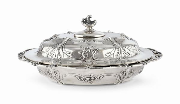 LEGUMIERA IN ARGENTO, STATI UNITI GORHAM 1860/1870