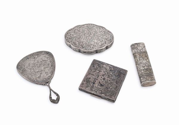 SET DA TOLETTA IN ARGENTO, LIBERTY