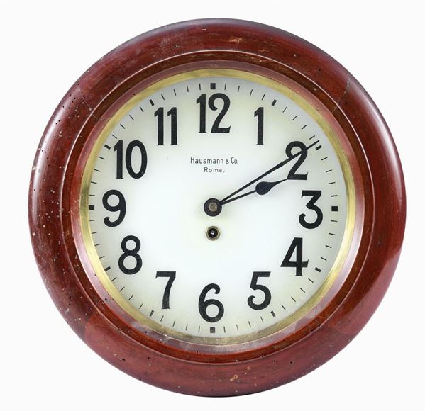OROLOGIO DA PARETER, HUSSMANN & Co. ROMA