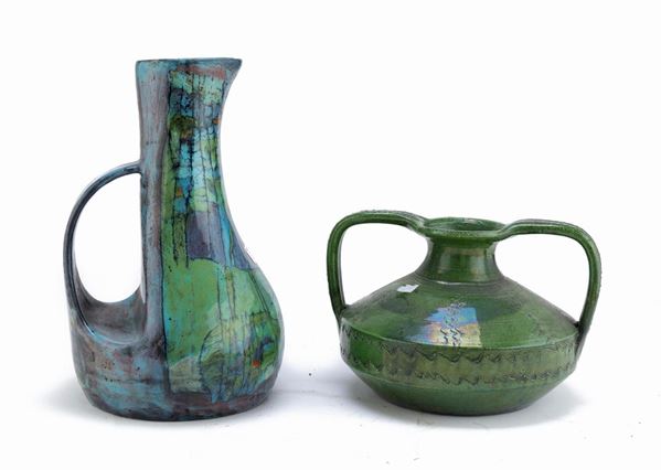 VASO E GIARA IN CERAMICA, PESARO