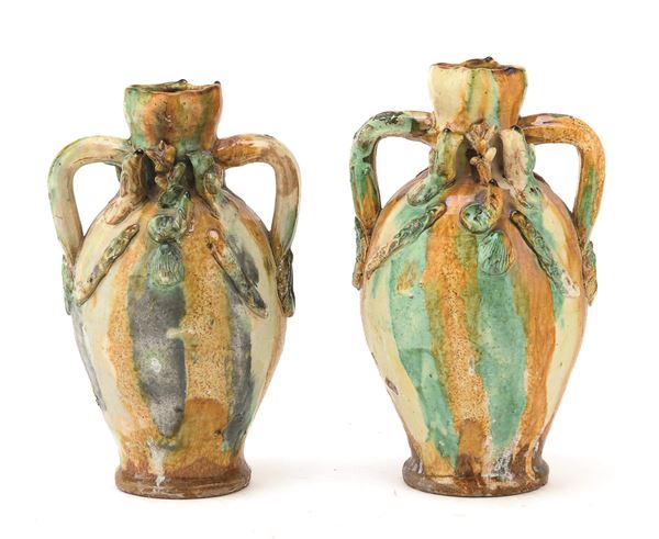COPPIA DI ANFORE IN TERRACOTTA, SEMINARA