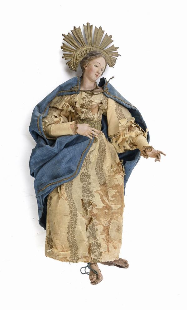 SCULTURA DELLA VERGINE DA PRESEPE, NAPOLI