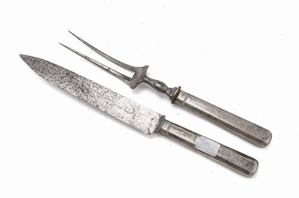 DUE POSATE IN ARGENTO, MINSK 1888
