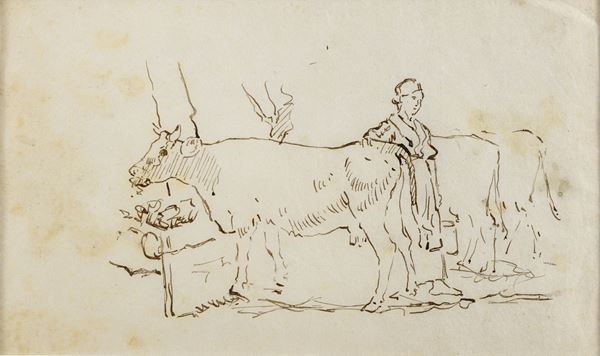 DISEGNO STALLA CON PASTORELLA