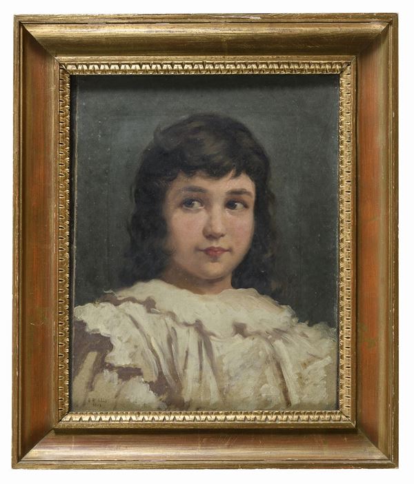 DIPINTO BAMBINA DI RANIERO AURELI