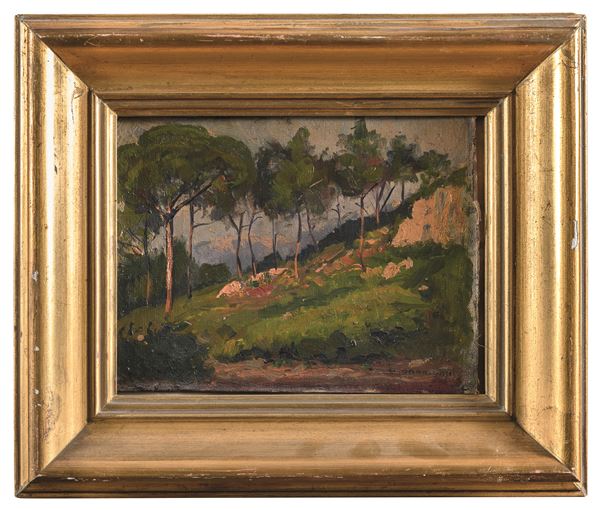DIPINTO PAESAGGIO F.TO H.O. ARRIGONI