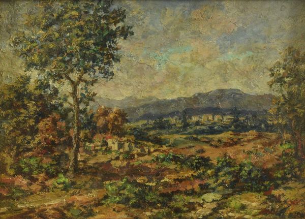 DIPINTO PAESAGGIO, INIZIO XX SECOLO