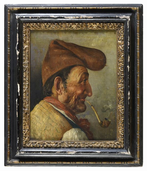 DIPINTO PESCATORE ATTRIBUITO A VINCENZO MONTEFUSCO