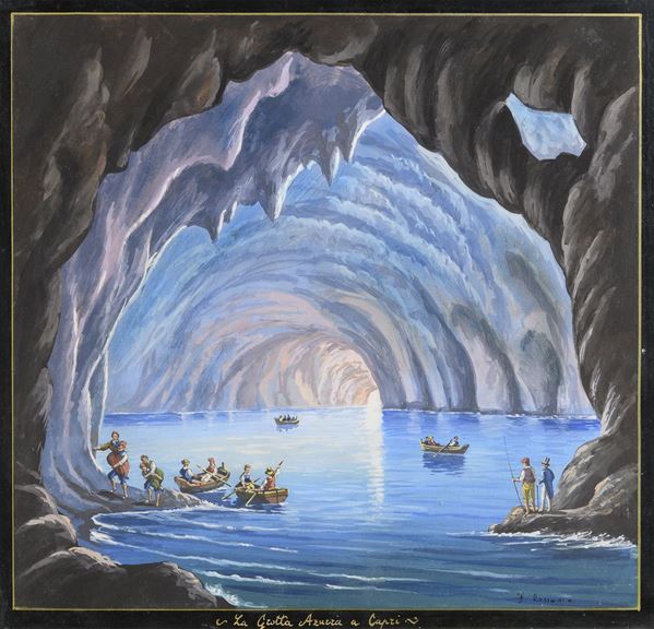 GOUACHE GROTTA AZZURRA