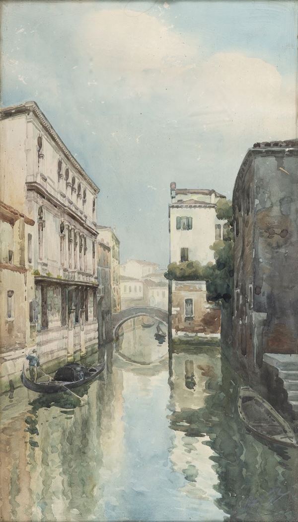 ACQUERELLO CANALE DI VENEZIA