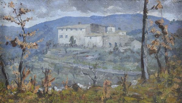 PAESAGGIO COLLINARE CON VILLA DOUBLE-FACES