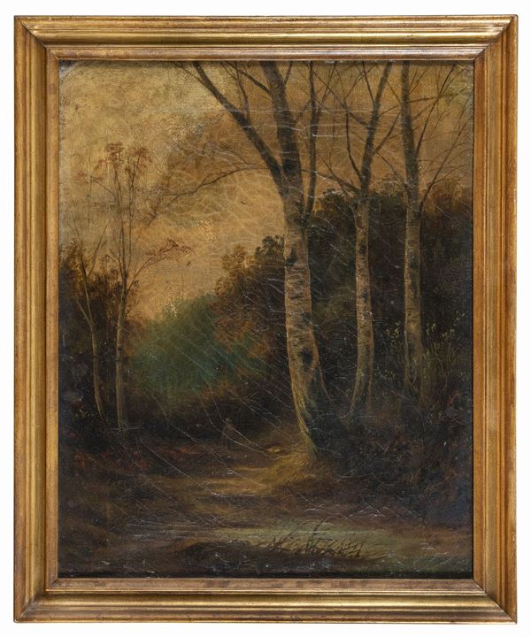 DIPINTO VILA NEL BOSCO F.TO DANIEL MACKENZIE