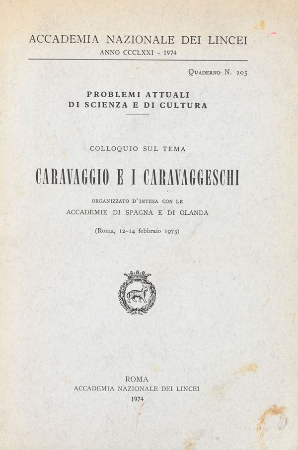 VOLUME CARAVAGGIO E CARAVAGGESCHI