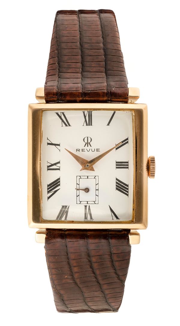 OROLOGIO DA POLSO IN ORO, REVUE